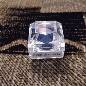 4/$30 Clear Plastic Jewelry Box - For Cubic Zirconia Earrings